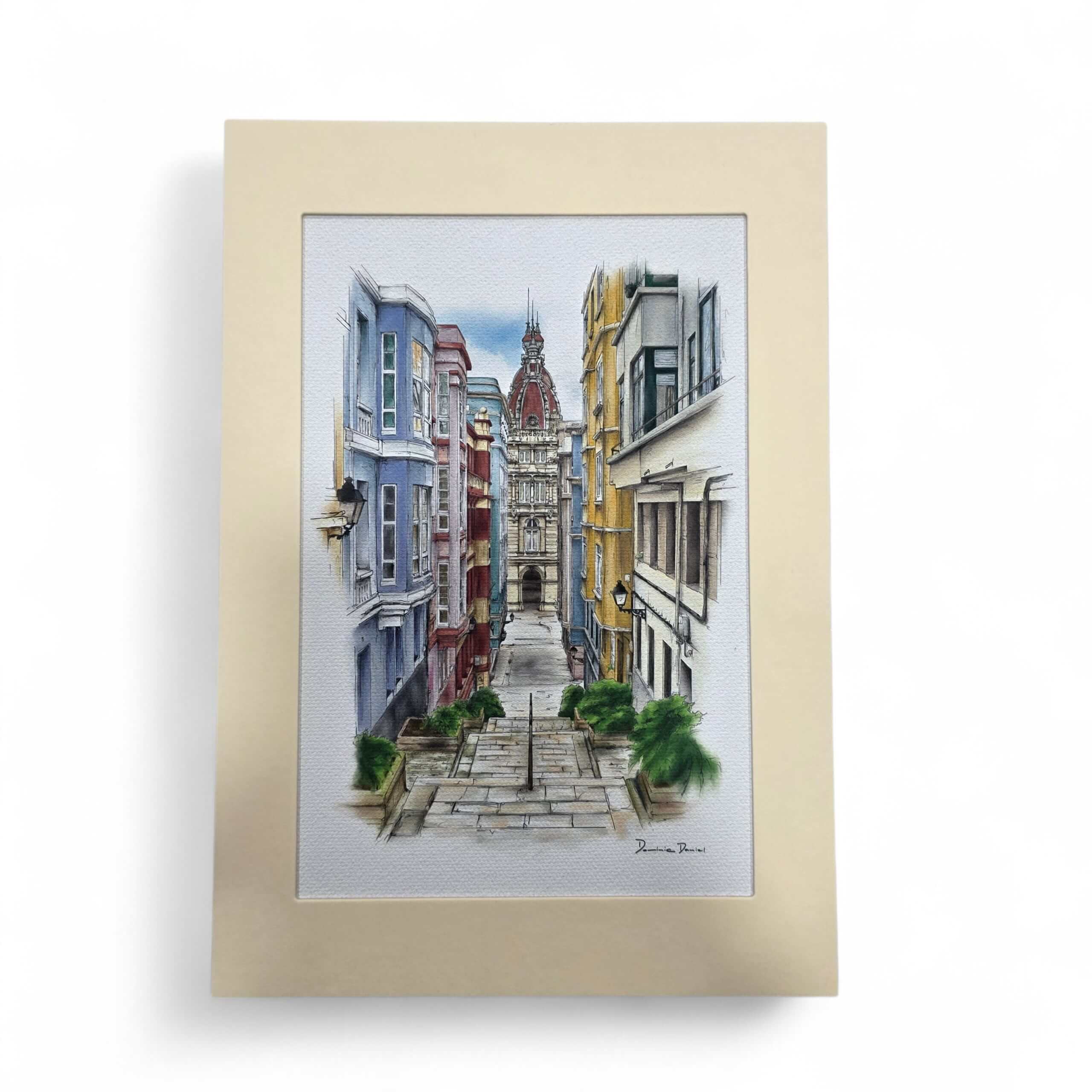 Litografía Puerta de Aires