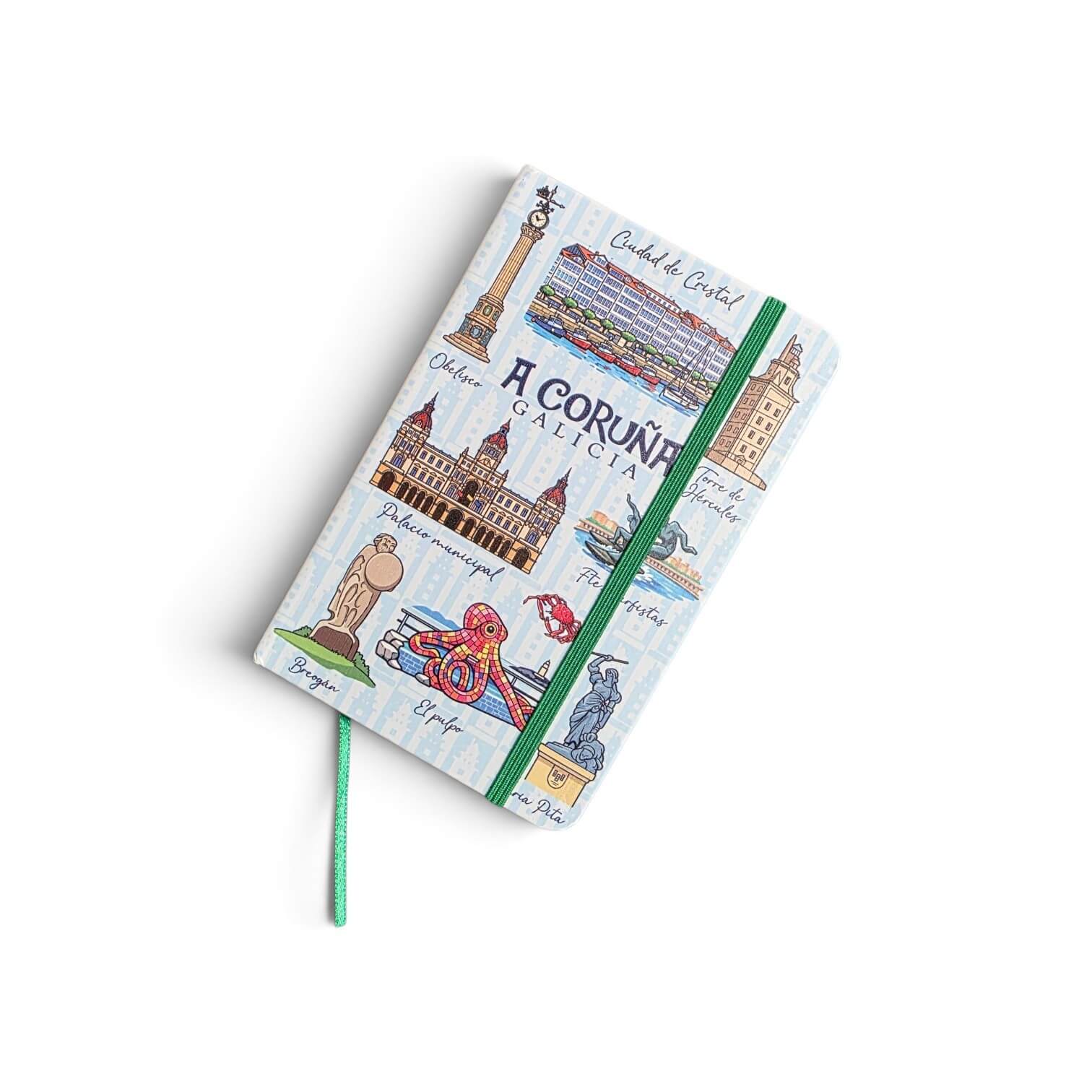 Cuaderno A Coruña Blanca A6