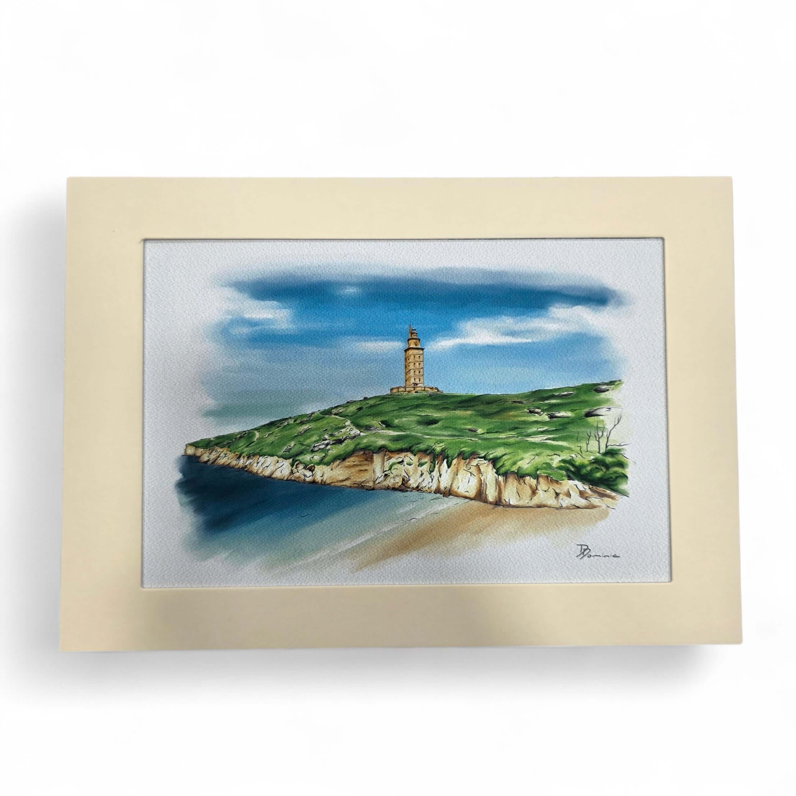 Litografía Playa de la Lapas