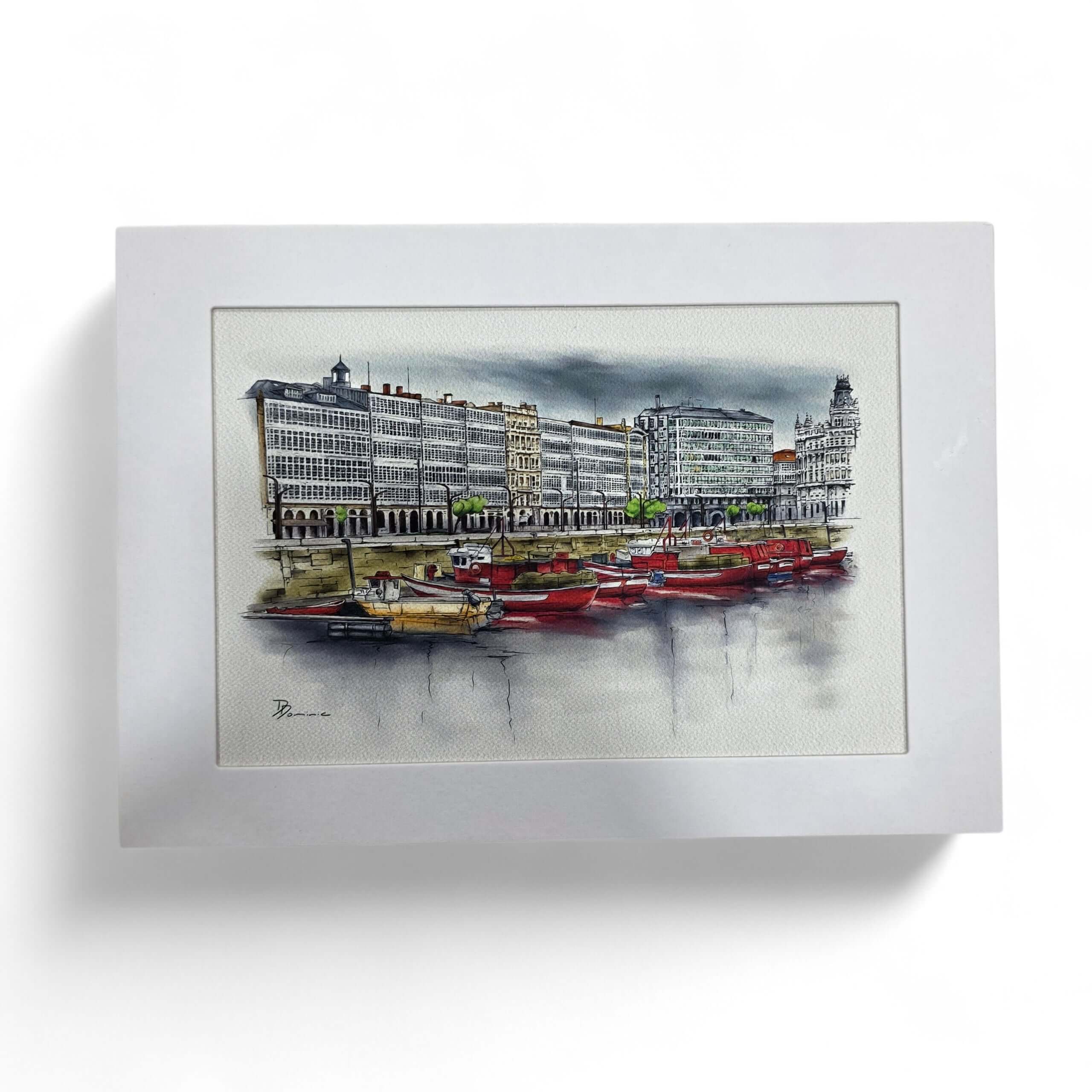 Litografía Marina Día