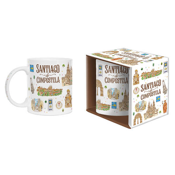 Taza de Santiago de Compostela