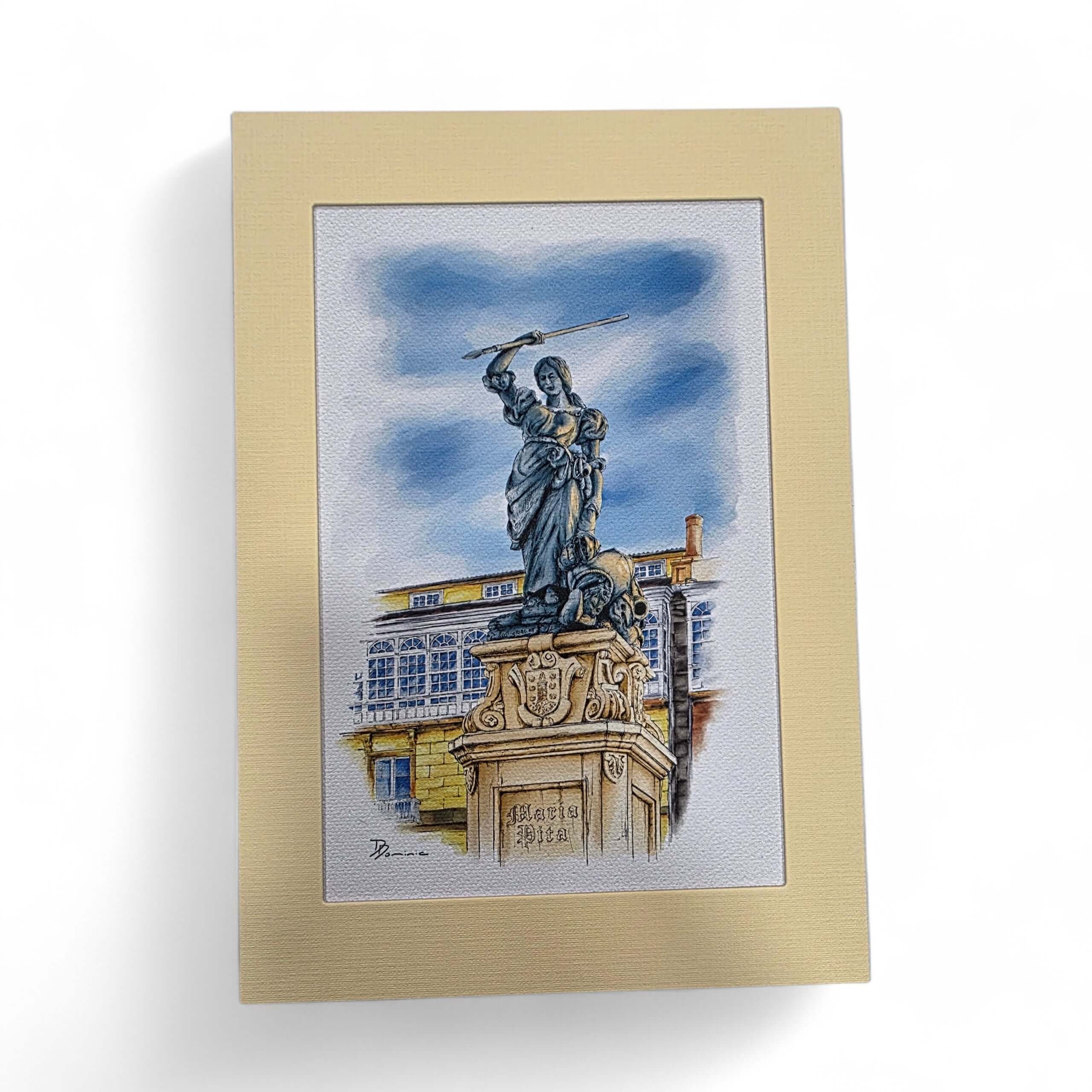 Litografía María Pita