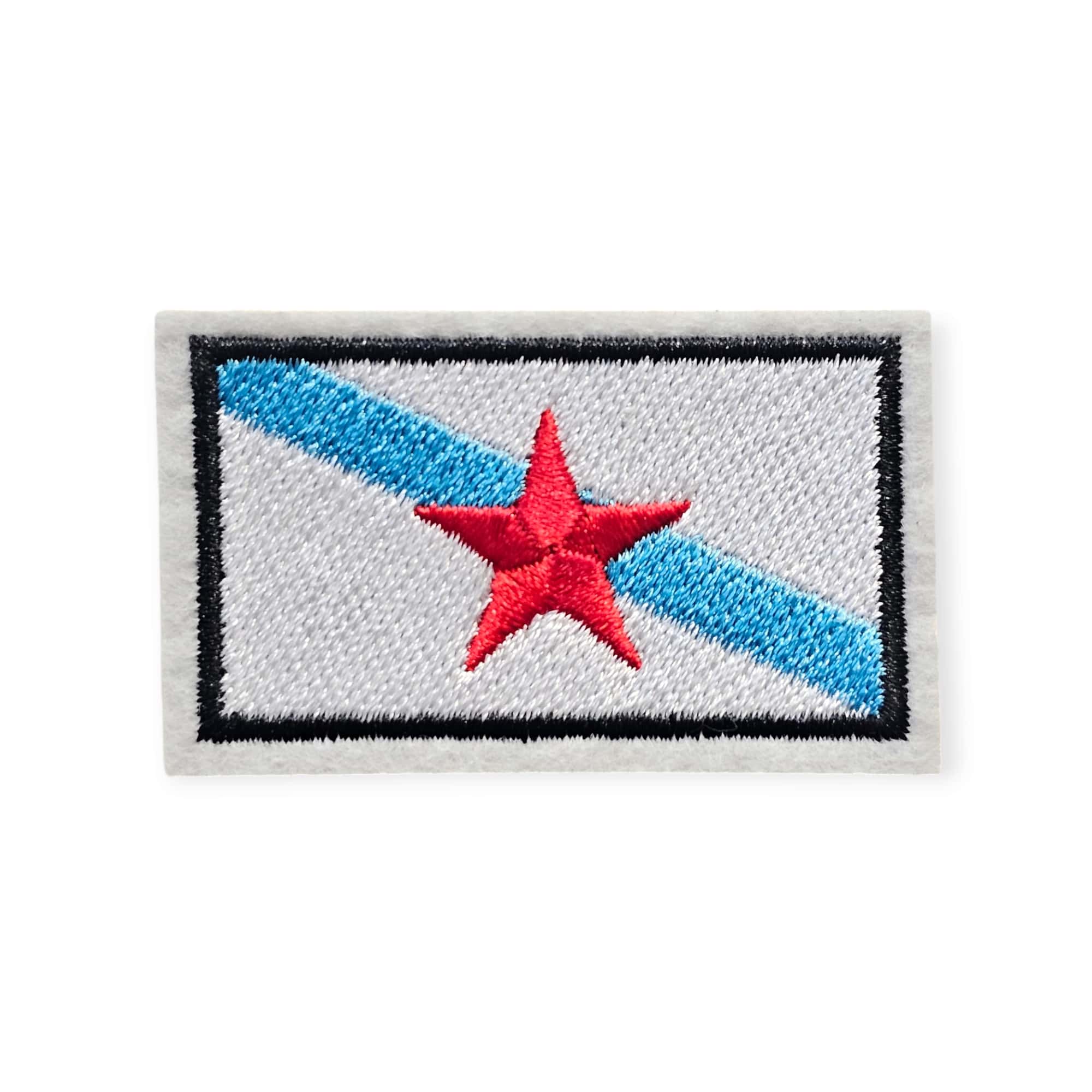 Parche bandera de Galiza - estreleira